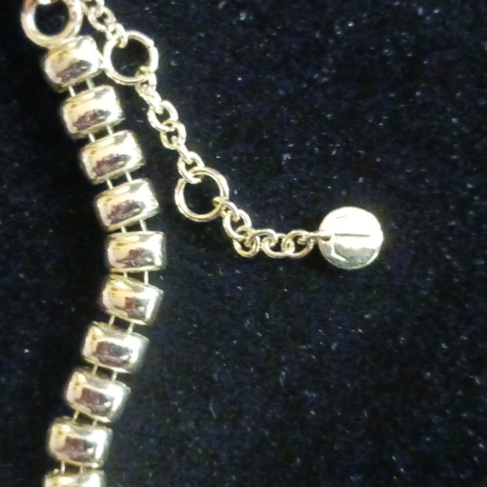 Talbots Colorful Rhinestone Statement Necklace - image 5